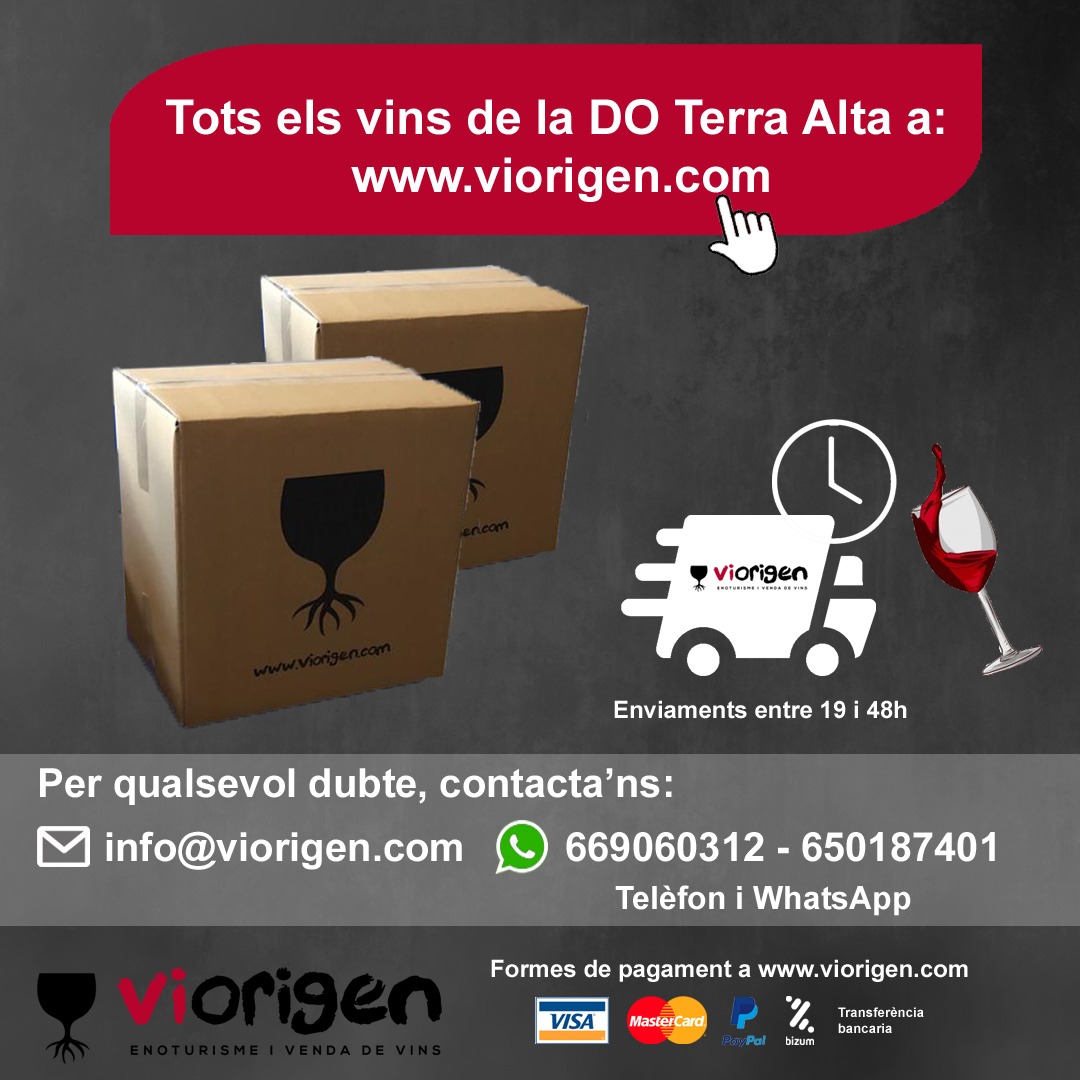 Des de la comoditat de casa #ViOrigen t'apropa la #TerraAlta a la copa. ❤️🍷 Salut i #QuedatACasa #CatalunyaWine