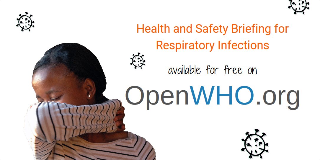 Join our free online course on protection against Acute Respiratory Infections like  #COVID19. Learn how they are transmitted & how to protect yourself.Enroll today – it’s free for all: https://bit.ly/3dyBwJb  #coronavirus