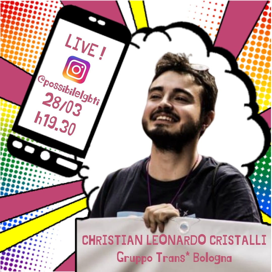 PossibileLGBTI's tweet photo. Oggi #PilloleArcobaleno 🌈 con #ChristianCristalli del #GruppoTrans*. Ad un anno dalla mobilitazione #SOSFarmaci proviamo a confrontarci sulla nuova stagione di lotta del movimento trans*.
#28Marzo #LGBTI #COVID2019italia
Il programma delle dirette ⬇️
https://t.co/8tlKs0sRUL https://t.co/xsOYXtEtWT