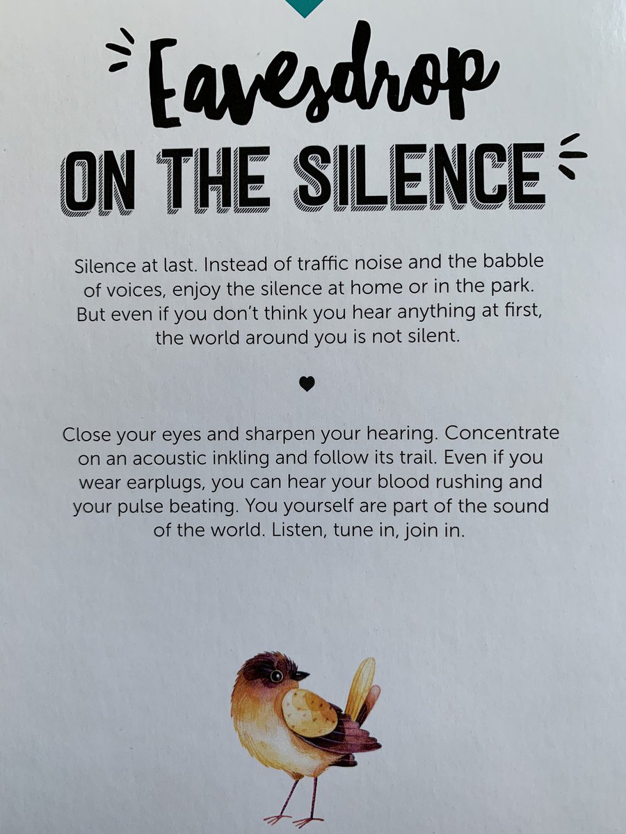 Daraghfallon's tweet photo. #30daysofmindfulness - challenge 11
Sharpen your ears and follow the acoustic trail - 👂
Stay safe 🧠🙏 https://t.co/l0FCQagrmx