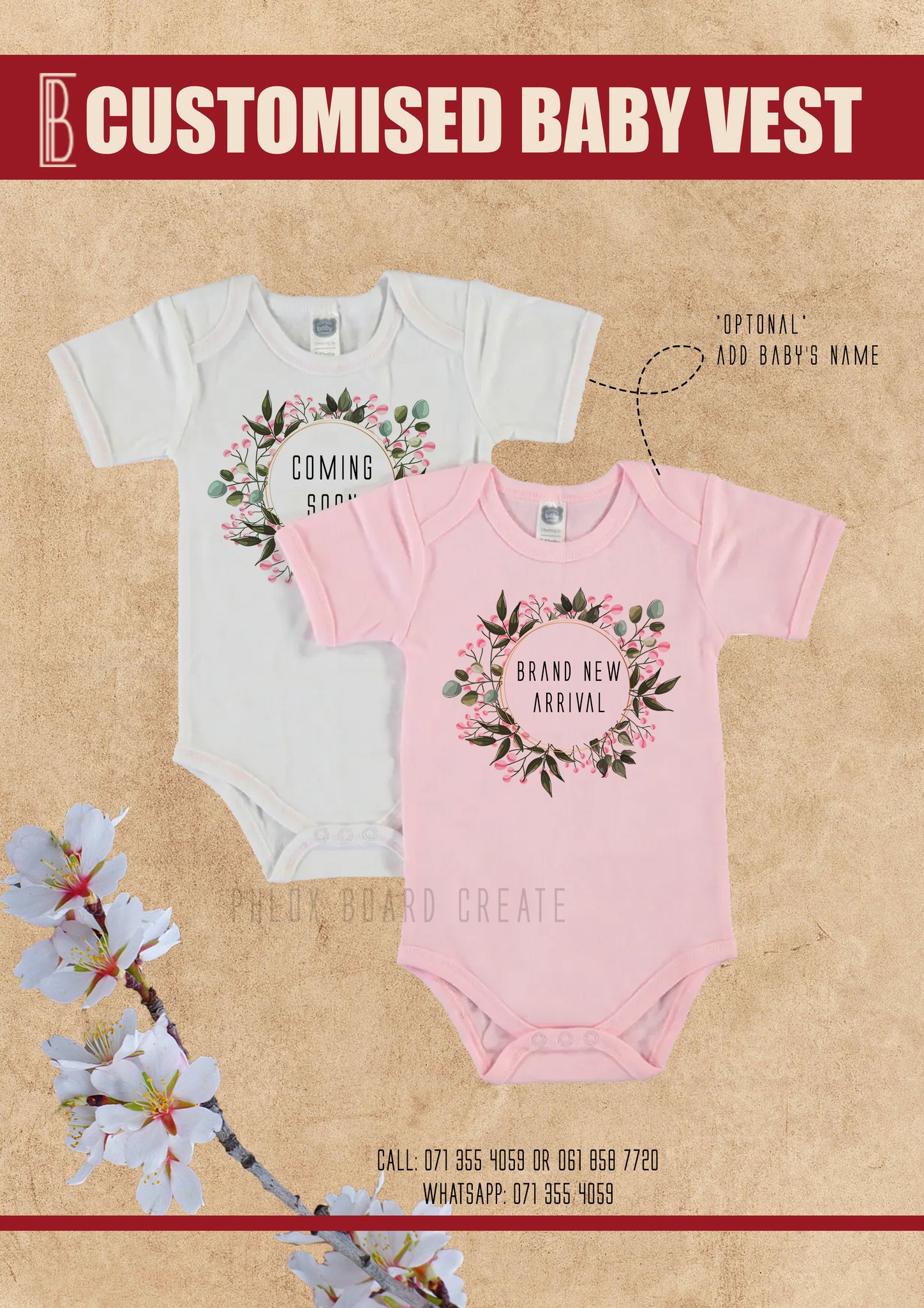 customised baby products