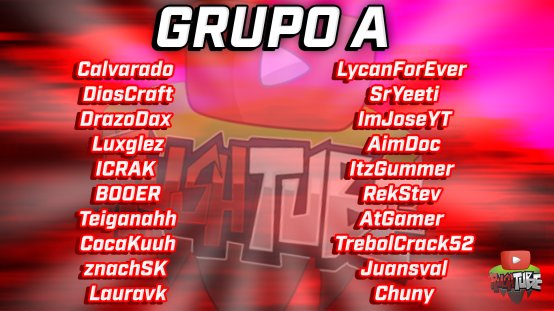 RushTubeTSW's tweet photo. 🔸Estos Son los grupos del torneo.🔸

¬TheGood &amp; The Chilean ocuparan la plaza repetida de Julen y CubitoMc. https://t.co/9Hu9QM8oZj