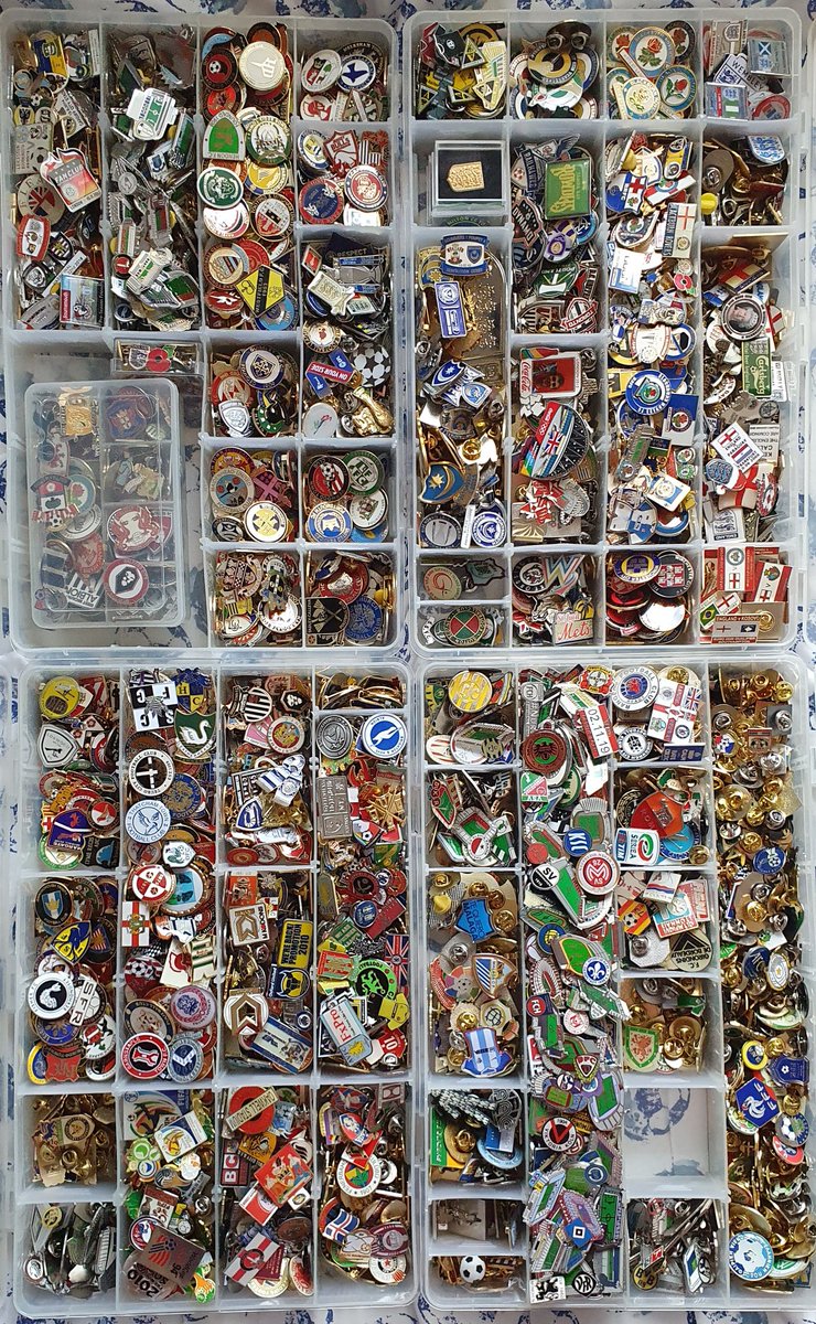 So my plan for my first day in isolation is to sort out & photo all my football pin badges.There are approx 2500 of them so should keep me busy for most of the day. Will post all the photos in a thread!