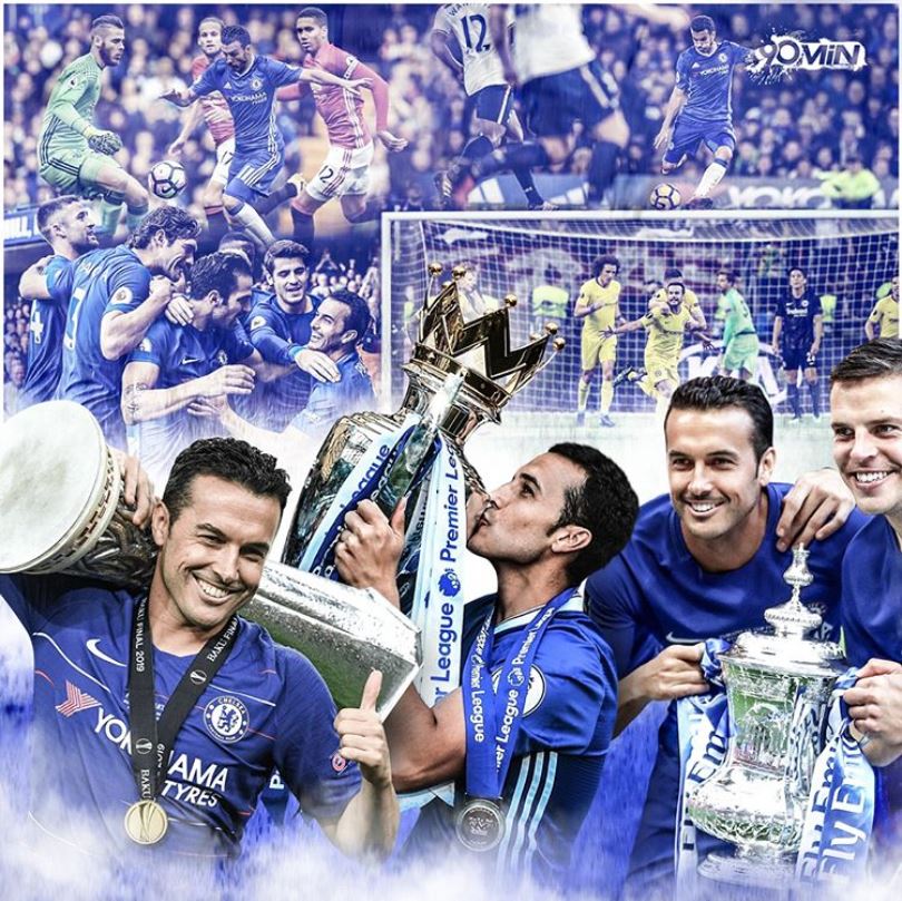 SI_FootballClub's tweet image. Pedro could be leaving Chelsea when his contract expires in June. What's been his best moment in blue? 🔵