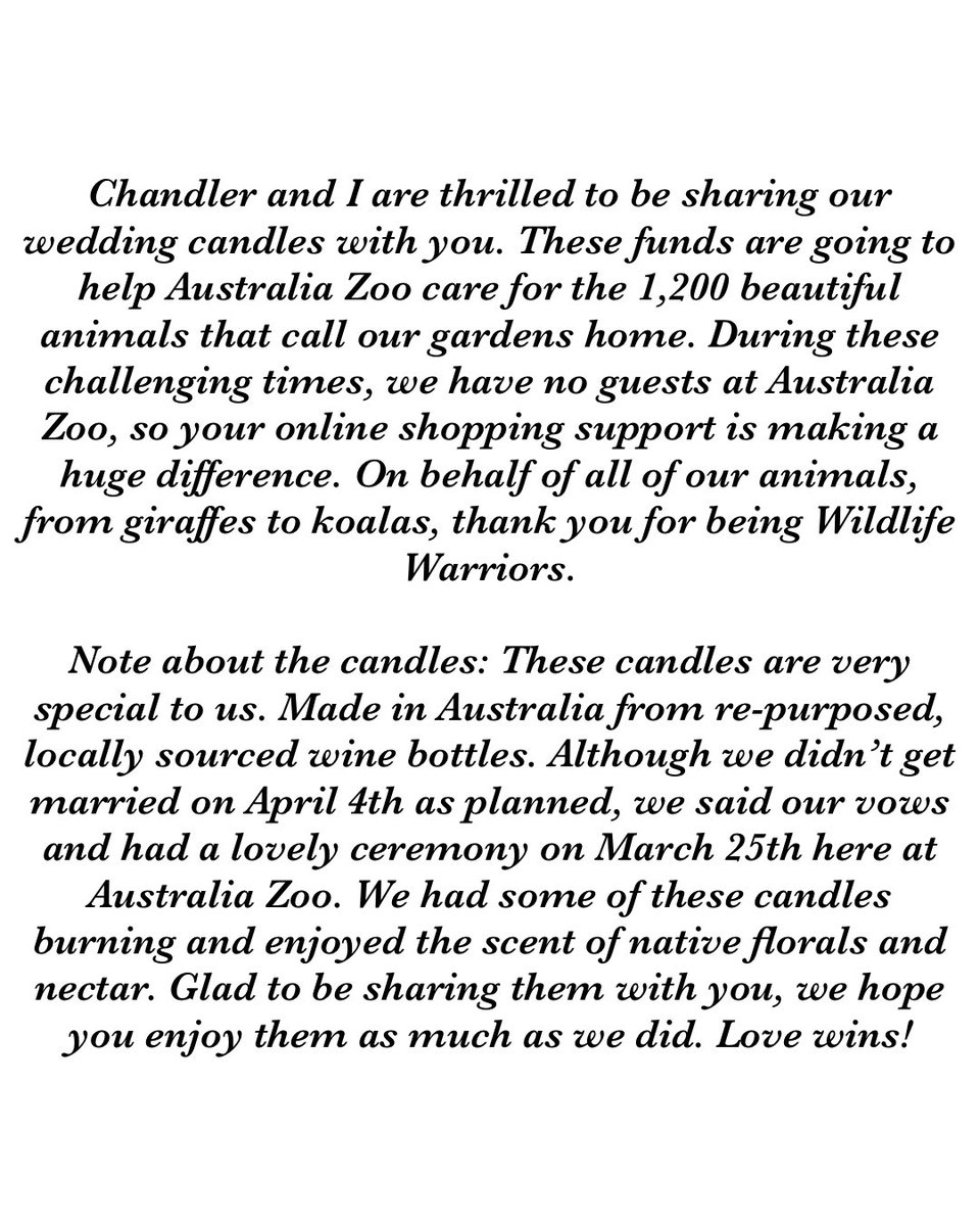 🙏🏼🌿🌸

shop.australiazoo.com.au/unwined-bindi-…