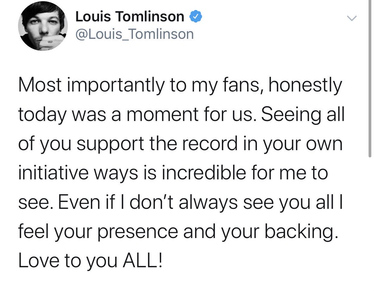 here are tweets of him literally pouring out his love for his louies callmelouver