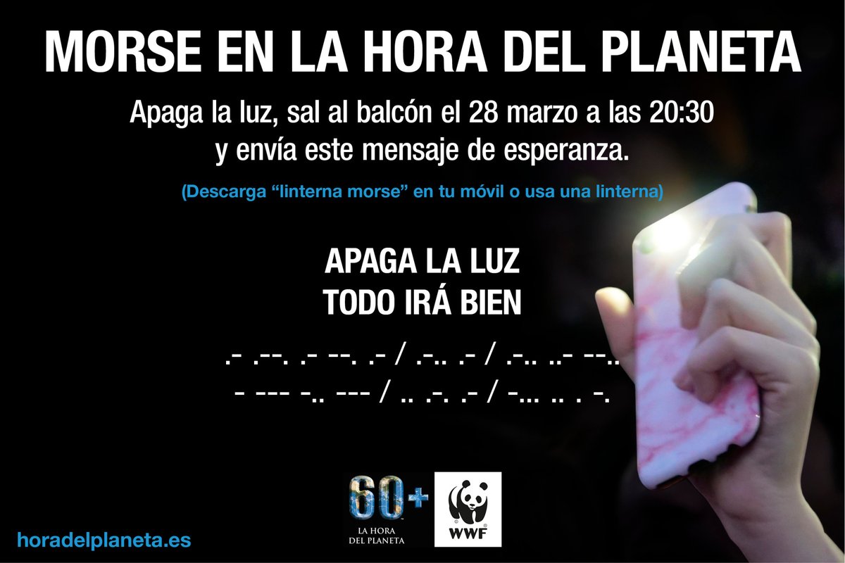 SCompartir's tweet photo. Un año más, nos sumamos a la iniciativa de  @WWFespana y @WWF_LAC de la hora del planeta🌍 Recuerda el sábado a las 20:30 salir al balcón y enviar este mensaje de esperanza 👇🏻 #HoradelPlaneta #Luchaportunaturaleza https://t.co/NPmrguyM7f