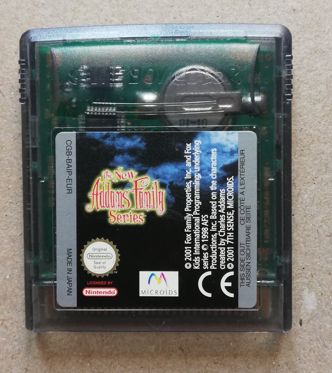 GarzonIsma's tweet photo. 20 - The New Addams Family Series
Una aventura gráfica bastante recomendable en la que manejamos a varios personajes de la familia y se ve con un colorido muy bonito en la pantalla de #gbc.
#addamsfamily #gameboy #nintendo #videojuegos #retro #retrogaming #GameBoy30 #gb #gbc https://t.co/Kc6tStepor
