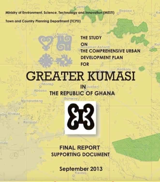 As part of the project, a Greater Kumasi Metropolitan Area, which would cover Afigya Kwabre, Kwabre East, Bosomtwe, Atwima Kwanwoma, Ejisu-Juaben and Atwima Nwabiagya Districts, would be created.By September 2013, a comprehensive final report on this was commissioned.