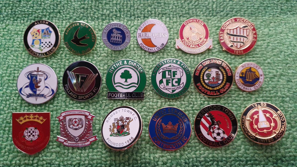  @SydWessex &  @ComCoFL Premier & division 1 crests. (Missing  @tottonelingfc)