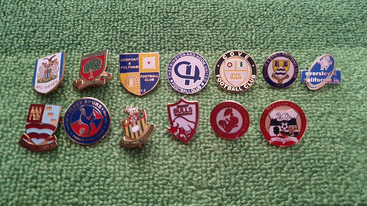  @SydWessex &  @ComCoFL Premier & division 1 crests. (Missing  @tottonelingfc)