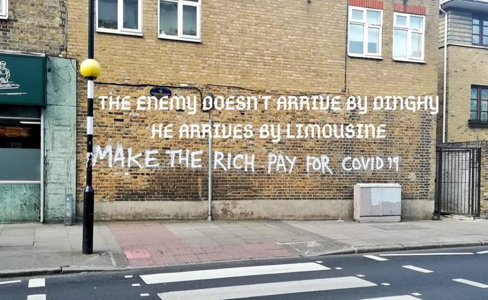 TOMORROW 29/03 at 3pm, we'll be dropping banners from our windows to demand the evacuation of #Moria camp #Lesvos &amp; all detention centres NOW. No one is safe until everyone is safe! #EndDetention #ShutThemDown #LeaveNoOneBehind #COVID19 #SolidarityWillWin  facebook.com/events/s/deman…
