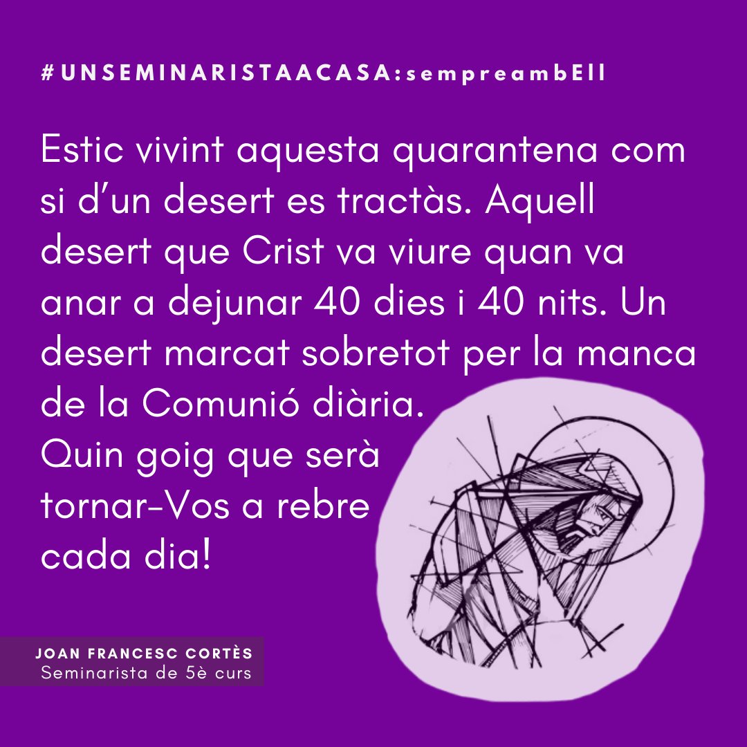 Com si d'un desert es tractés!🏜️ #unseminaristaacasa #sempreambEll @esglesiabcn @bisbatsantfeliu