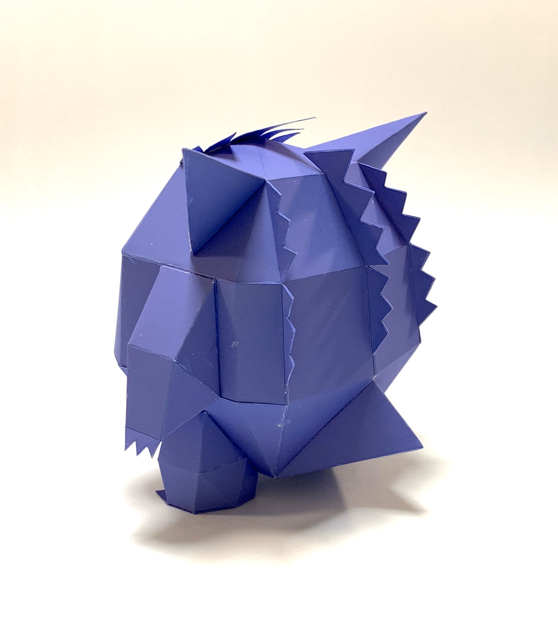 Twitter 上的 イチヤマ なかなか外出が難しい日々が続いているので 子らにポケモンの紙工作を作ることに まずは彼ら一番のお気に入りのゲンガーを作ってみた T Co Btjjiss7ig Twitter