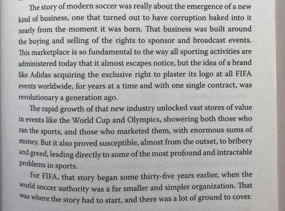 This excerpt from  @kenbensinger Red Card previews why Havelange’s election as FIFA president in 1974 transformed that organization, but also can be read as a preview of the impact Rothenberg’s election as USSF president in 1990 will have on American soccer.