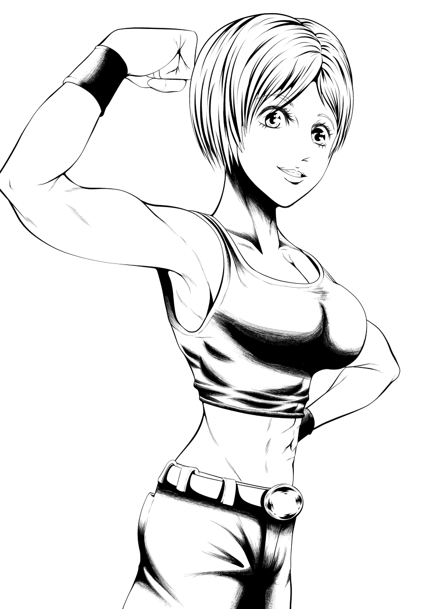 メカジキ弐號 على تويتر タンクトップガール ワンパンマン タンクトップガール T Co Jpcgck5nv8