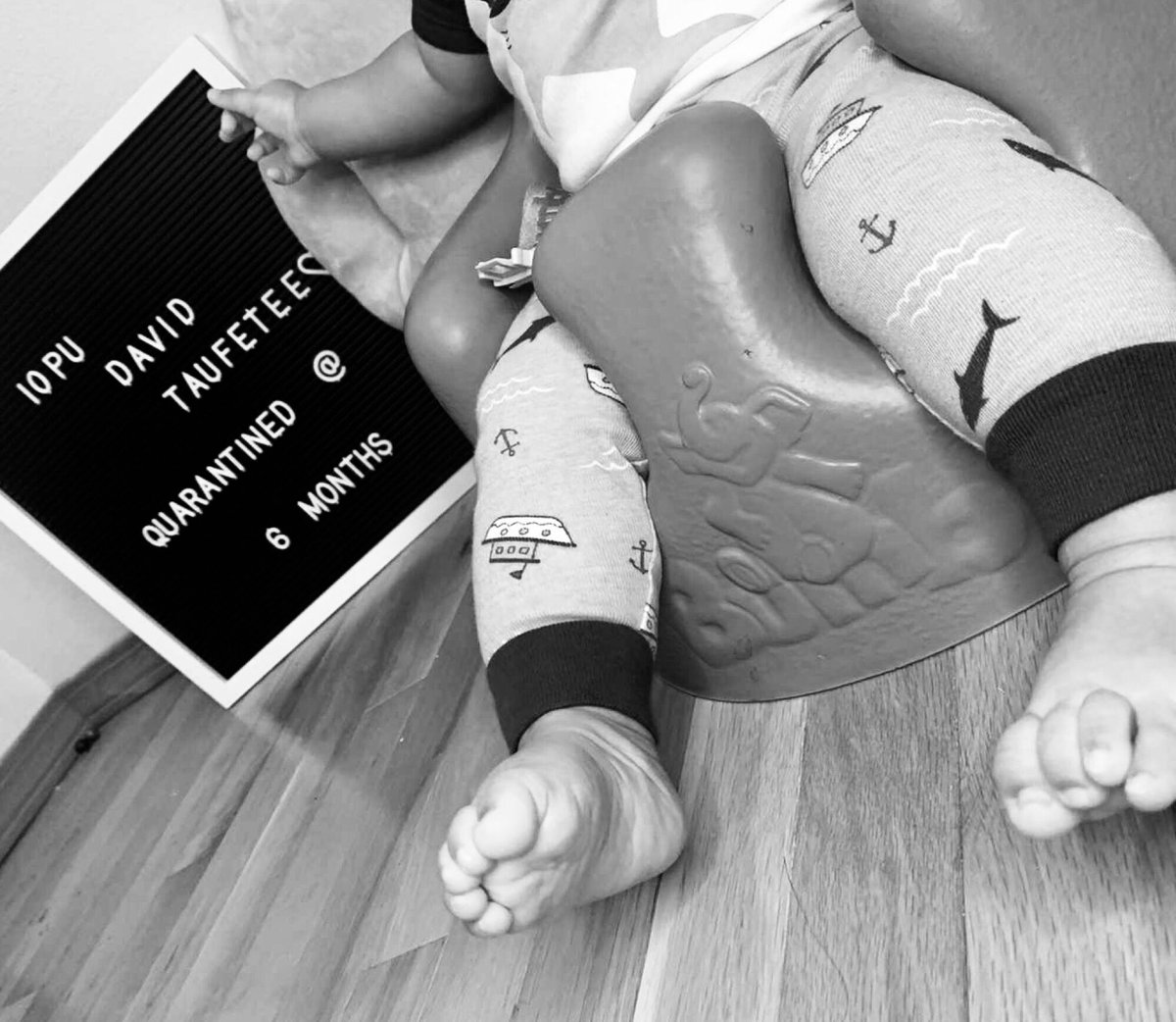 T3GangVlogs's tweet photo. “QUARANTINED @ 6 MONTHS”
Happy 1/2 Birthday Son! We love you🤞🏽 #IopuDavidTaufetee #T3GANG https://t.co/JvCqegs7Xa