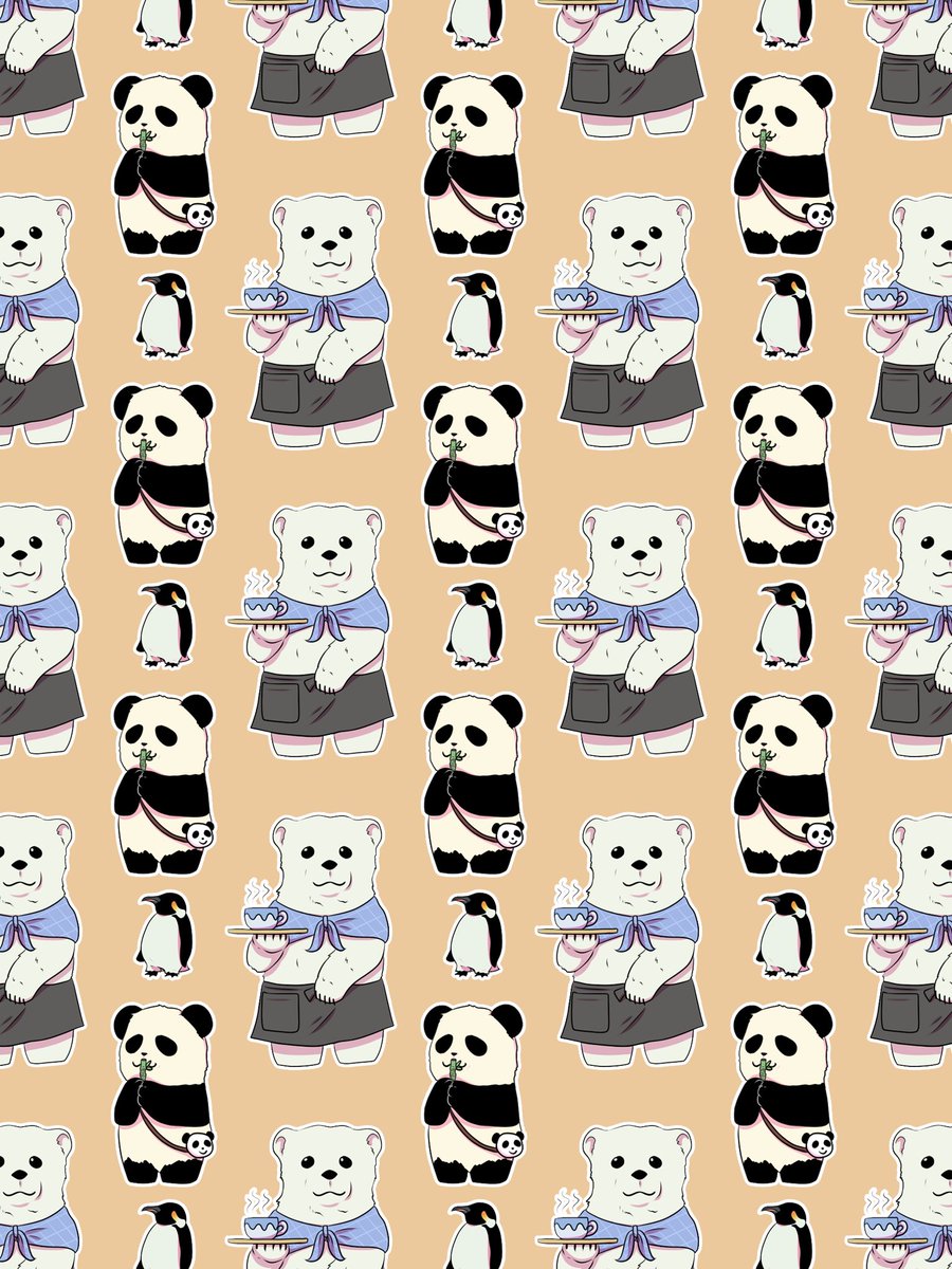 Senpai Hero Coms Open Shirokuma Cafe Wallpaper Free To Use