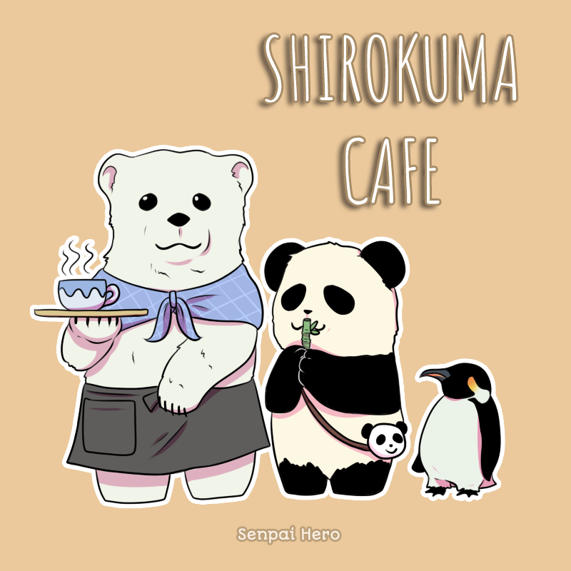 Senpai Hero Coms Open Shirokuma Cafe Wallpaper Free To Use