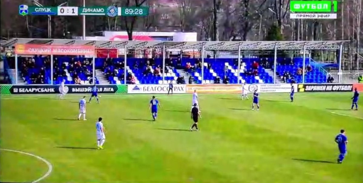 R_Colsey's tweet image. Never thought I'd be spending my Saturday night live streaming FC Slutsk v Dinamo Brest in the Belarusian Premier League but here we are... #ForzaSlutskz