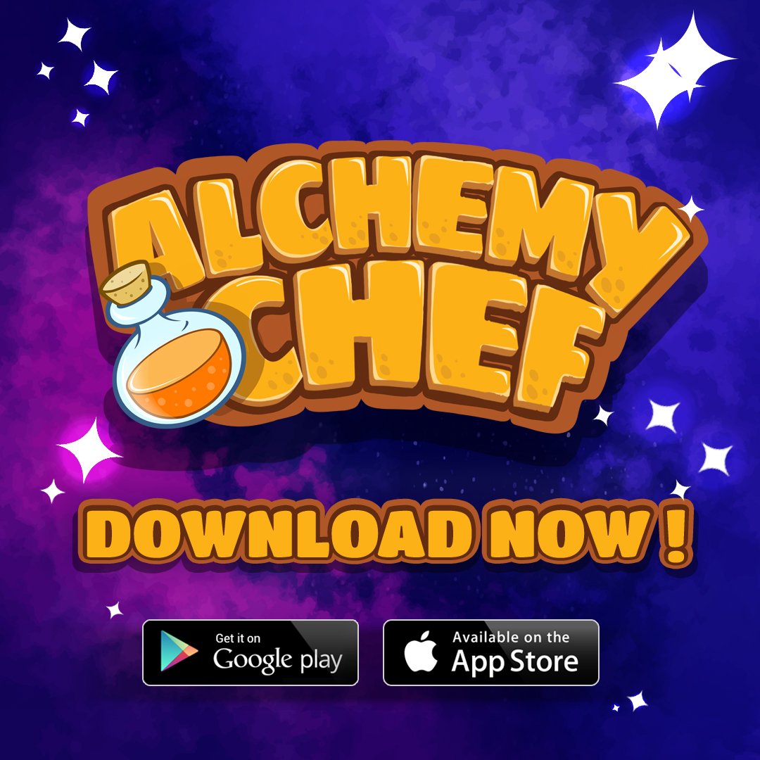 hammurabigames's tweet photo. Are you bored at home? Try our new game Alchemy Chef! It is available for both ANDROID and IOS! https://t.co/6SMGiuRuzH