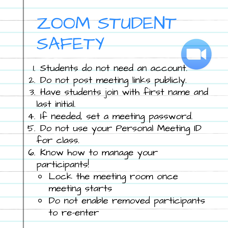 There are many things you can do to keep Zoom safe for K12 students- most importantly know your settings! @zoom_us