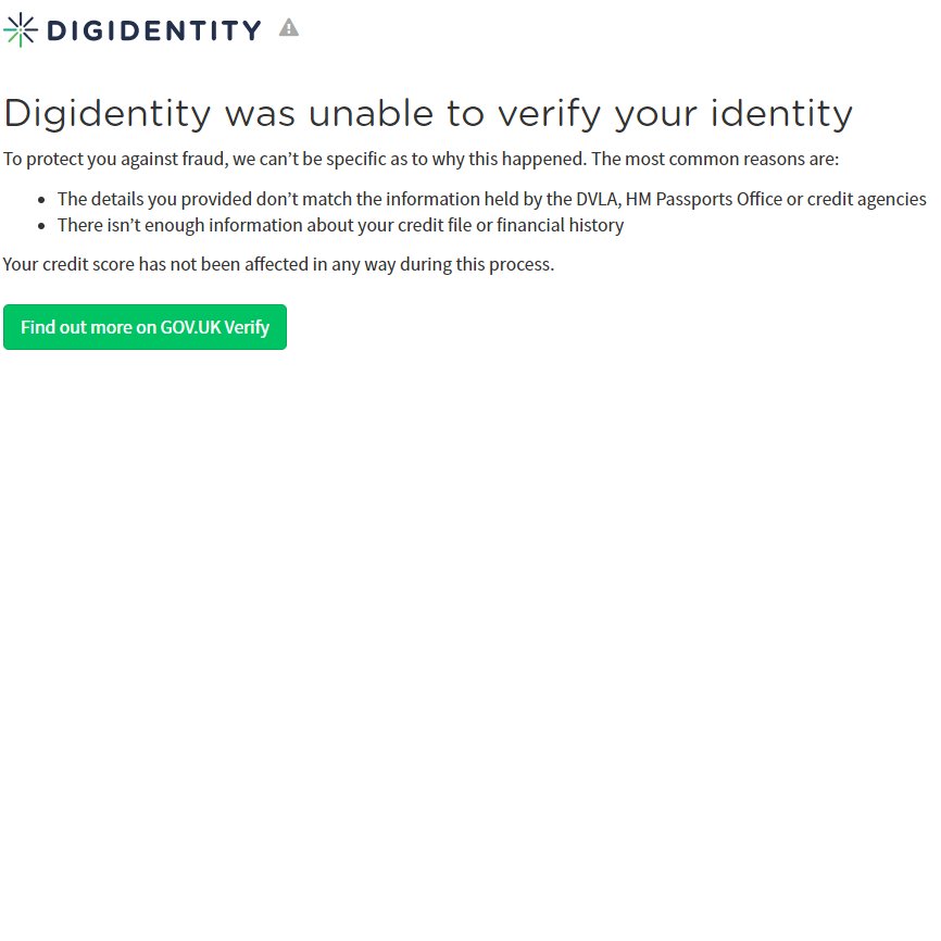 fanofsammo's tweet photo. Is anyone else getting this issue, and has anyone solved it? Any help would be much appreciated! #Digidentity #UniversalCredit https://t.co/p3z4KGfpSK