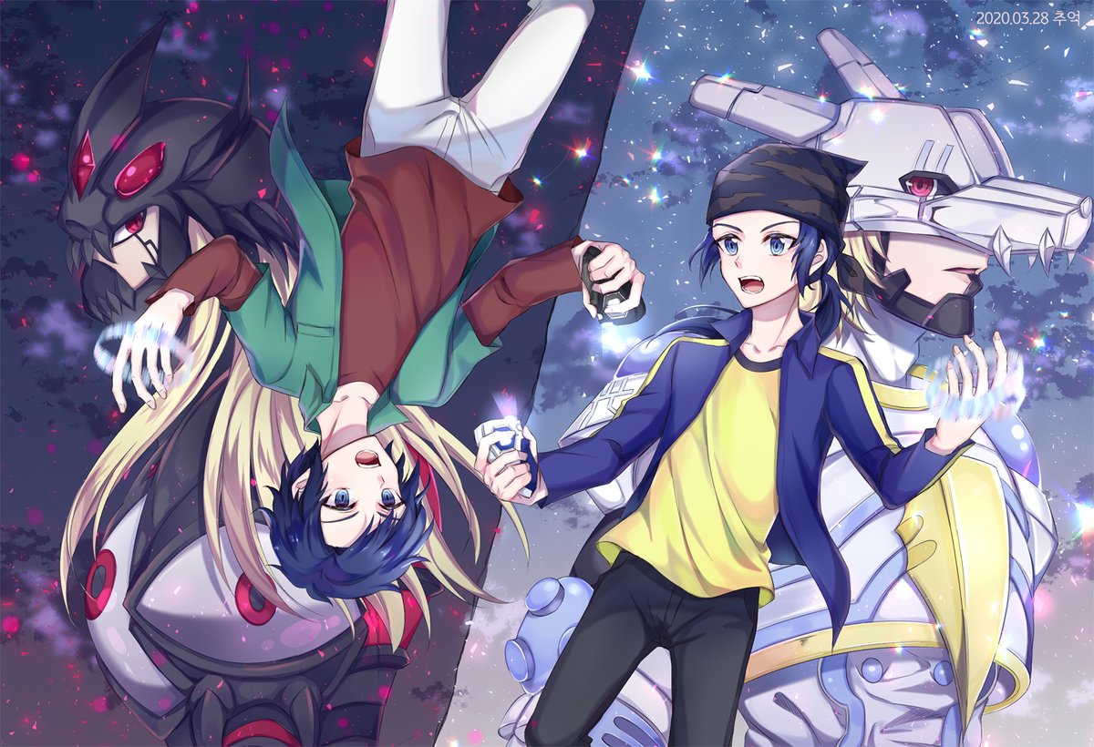 급뽕차서 디지몬 프론티어 
코우이치 &amp; 코우지 쌍둥이 그렸다...
프론티어도 리메이크 해줬으면 ㅠㅠㅠㅠ