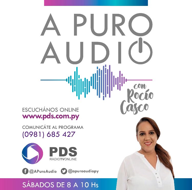 pds_radio's tweet photo. Ya estamos transmitiendo en VIVO por https://t.co/KFQDhbAHwi, acompañanos con:
🟣 @apuroaudiopy conduce: @RocioCasco2
👉🏻 también podes seguirnos por el LIVE de https://t.co/waocA0fcaM
☑️Hoy nos quedamos en casa con #APuroAudio #NosCuidamosEntreTodos🇵🇾 https://t.co/2uA485OkNg