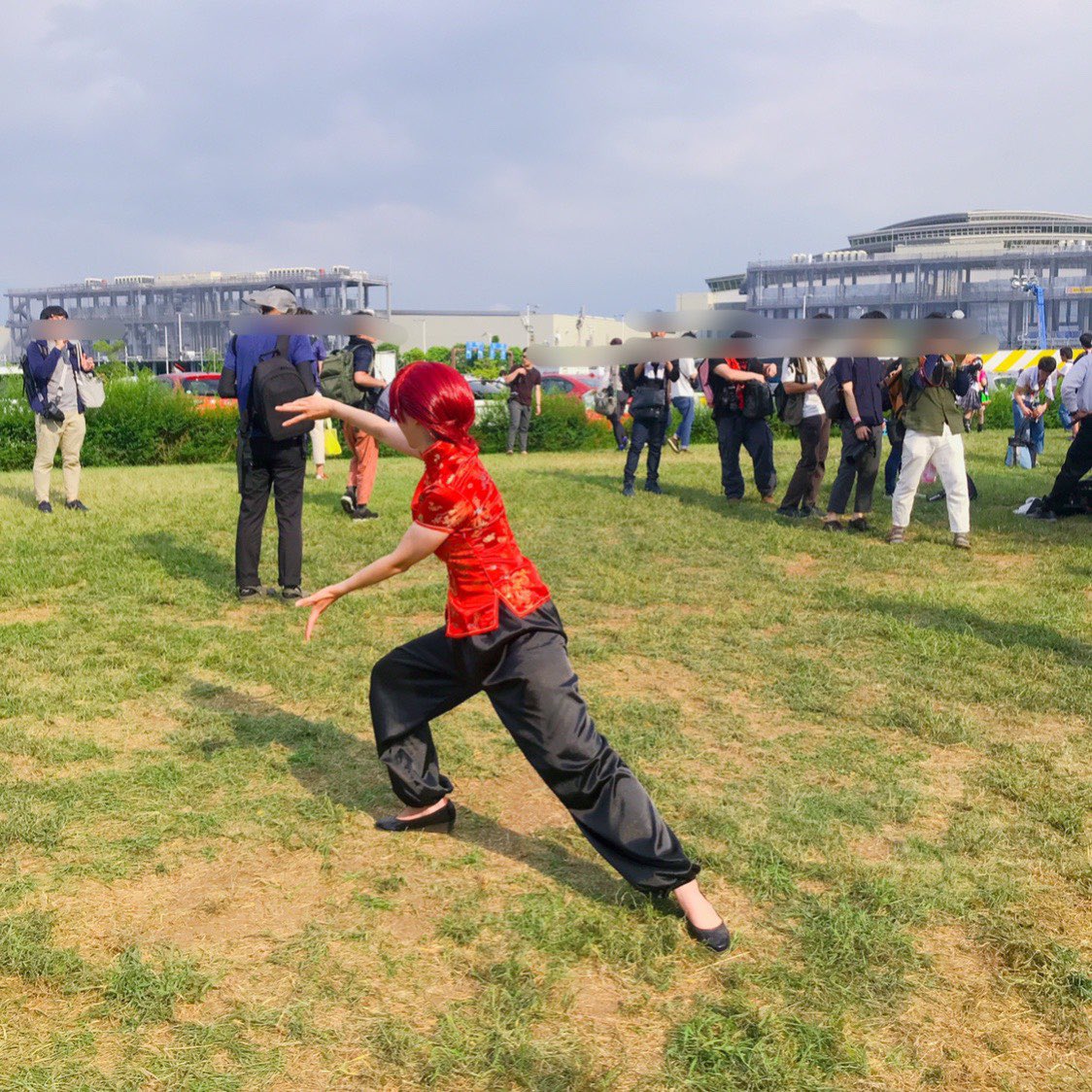 森ハト なつかし写真 太極拳っぽいポーズする 女らんまコスのわい コミケ T Co Qxi6onafbb Twitter