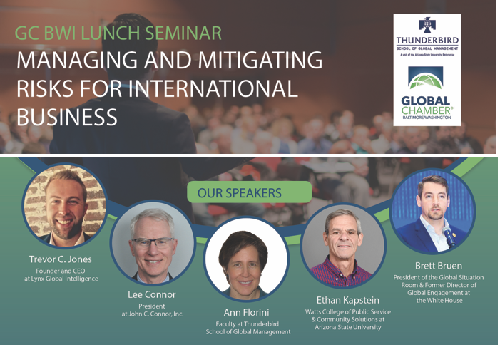 Join us April 9 for a #Globinar on Managing &amp; Mitigating Risks for International Business. #GlobalChamber® is holding this virtual event with 
<a href="/Thunderbird/">Thunderbird School of Global Management</a> <a href="/ASUinDC/">ASU in DC</a> <a href="/lynxglobalintel/">Lynx</a> <a href="/jsconnor/">John S. Connor</a> <a href="/globalsitroom/">Global Situation Room®</a> #coronavirus #export #trade #riskmanagement Link: globalchamber.org/managingrisks
