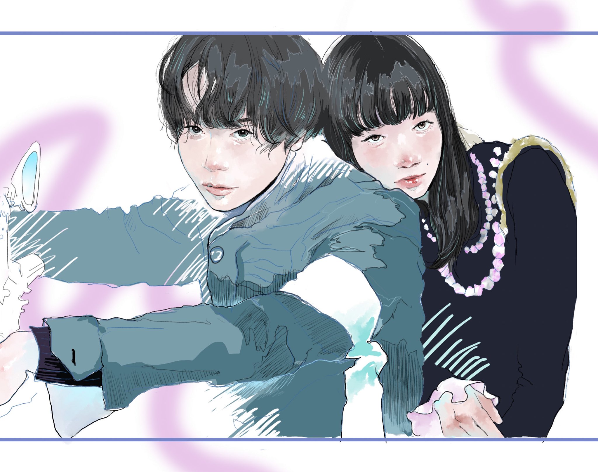 カーリィ ファンアートです 菅田将暉 小松菜奈 カーリィ ファンアートです 菅田将暉 小松菜奈