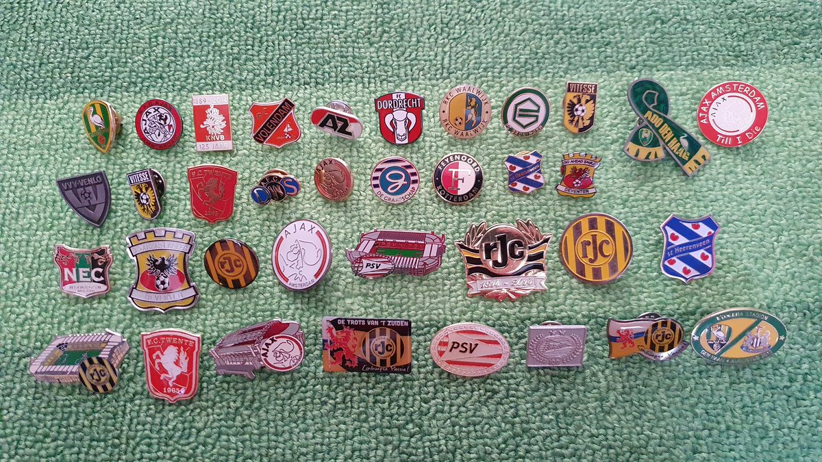 Badges from North America, The Netherlands, Czech Republic & Italy