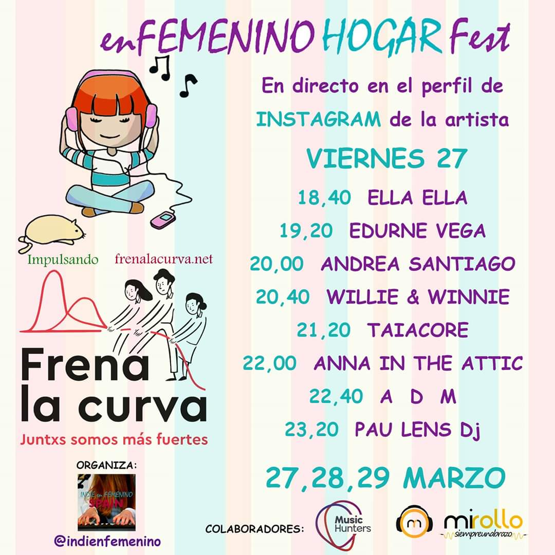 paradabus's tweet photo. Hoy #Sábado28 planazo con #enFemeninoHogarFest ⚡️vía Instagram
⏰18,00 @paulaseserino
⏰18,40 #ElaVin
⏰19,20 @BambiKina
⏰20,00 @Feroe16
⏰20,40 @sierraleonasoy
⏰21,20 @wearehalleywine
⏰22,00 @ClodsBand
Toda la info aquí: https://t.co/VTnyp8tylG https://t.co/39PsSnfhUy