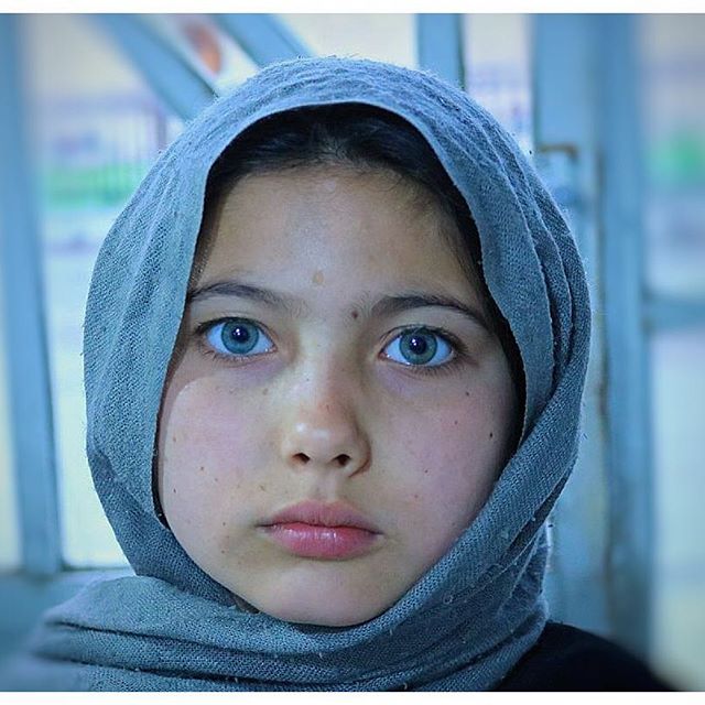 People of Herat: Portrait of a girl.Picture taken by Osman Khayyam.