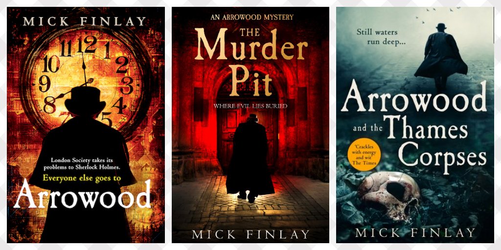 Win books! To celebrate the publication of Arrowood and the Thames Corpses (April 2), I'm giving away 5 signed copies of either Arrowood or The Murder Pit. To enter, RT and follow (if you haven't already). Winner announced April 4. @The_CWA @CrimeReaders @jounwin @HQstories