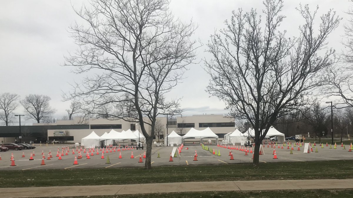 Rebel_Charters's tweet image. Drive threw Covid 19 testing site in Rochester, NY up and running but awfully quiet.........Good news
