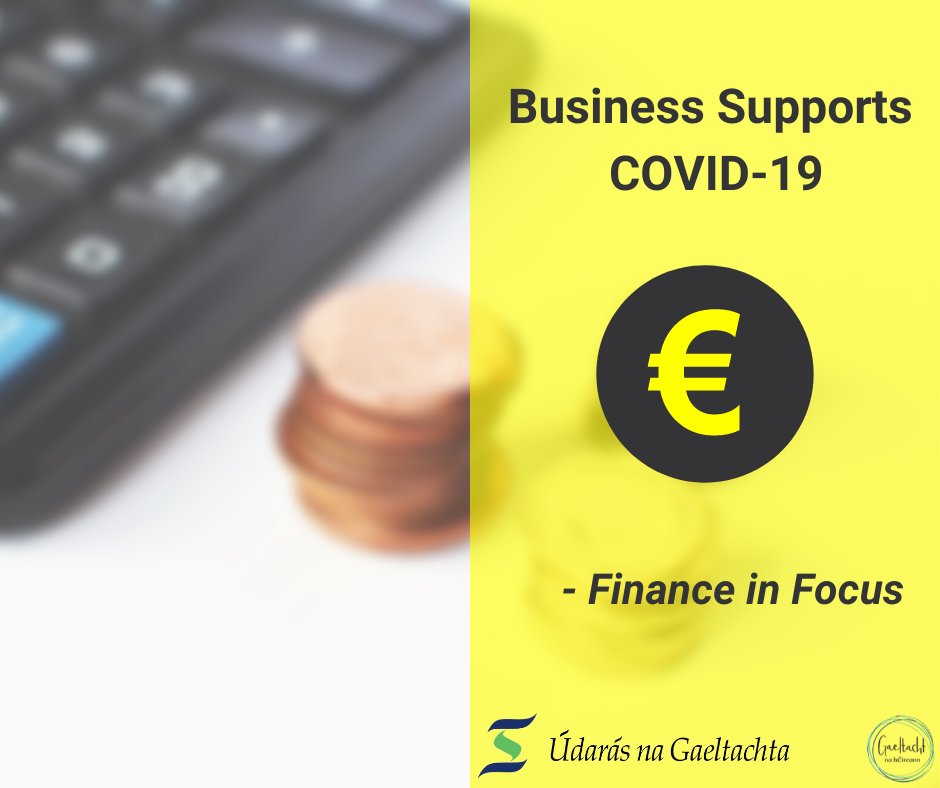 Business Supports: Finance in Focus This offers clients funding of up to €7,200 to cover third party consultant’s fees. More information - bit.ly/3dzwNXV #Gaeltacht #Covid19 #BusinessSupports