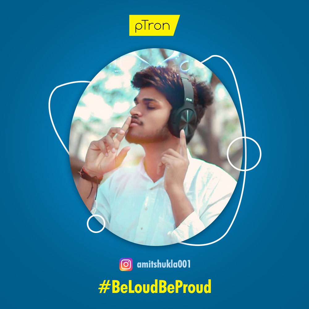 PtronGlobal's tweet photo. The music you play through your pTron Soundster could determine whether you just hear or F.E.E.L the M.U.S.I.C
Our friend Amit, just proved it!
#pTron #BeLoudBeProud #GotApTron #ElevateYourMusic #BringOnTheBass #WirelessHeadphones #Music https://t.co/PugCYKFbhJ