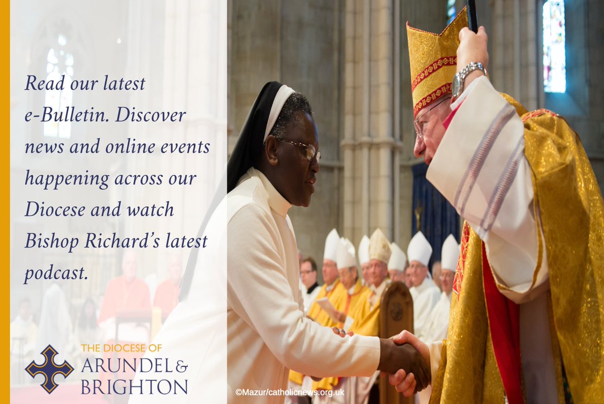 Our latest e-Bulletin is out now. Discover news and online events happening across our Diocese and watch Bishop Richard's latest podcast:  mailchi.mp/2210d1b6673c/b…