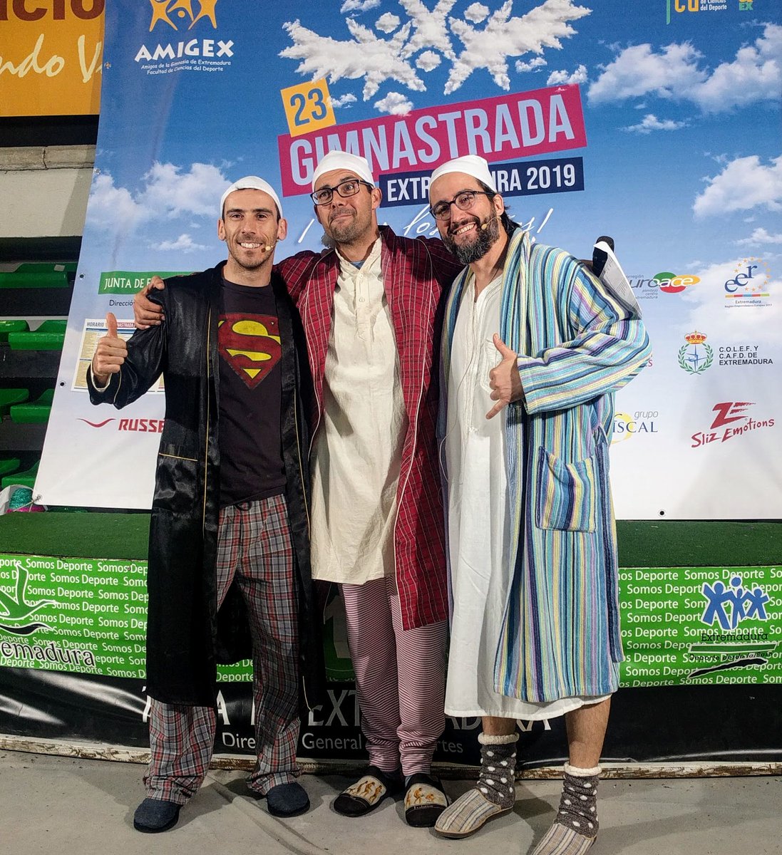 #GimnastradadeExtremadura Presentadores Gimnastrada2019 🤪