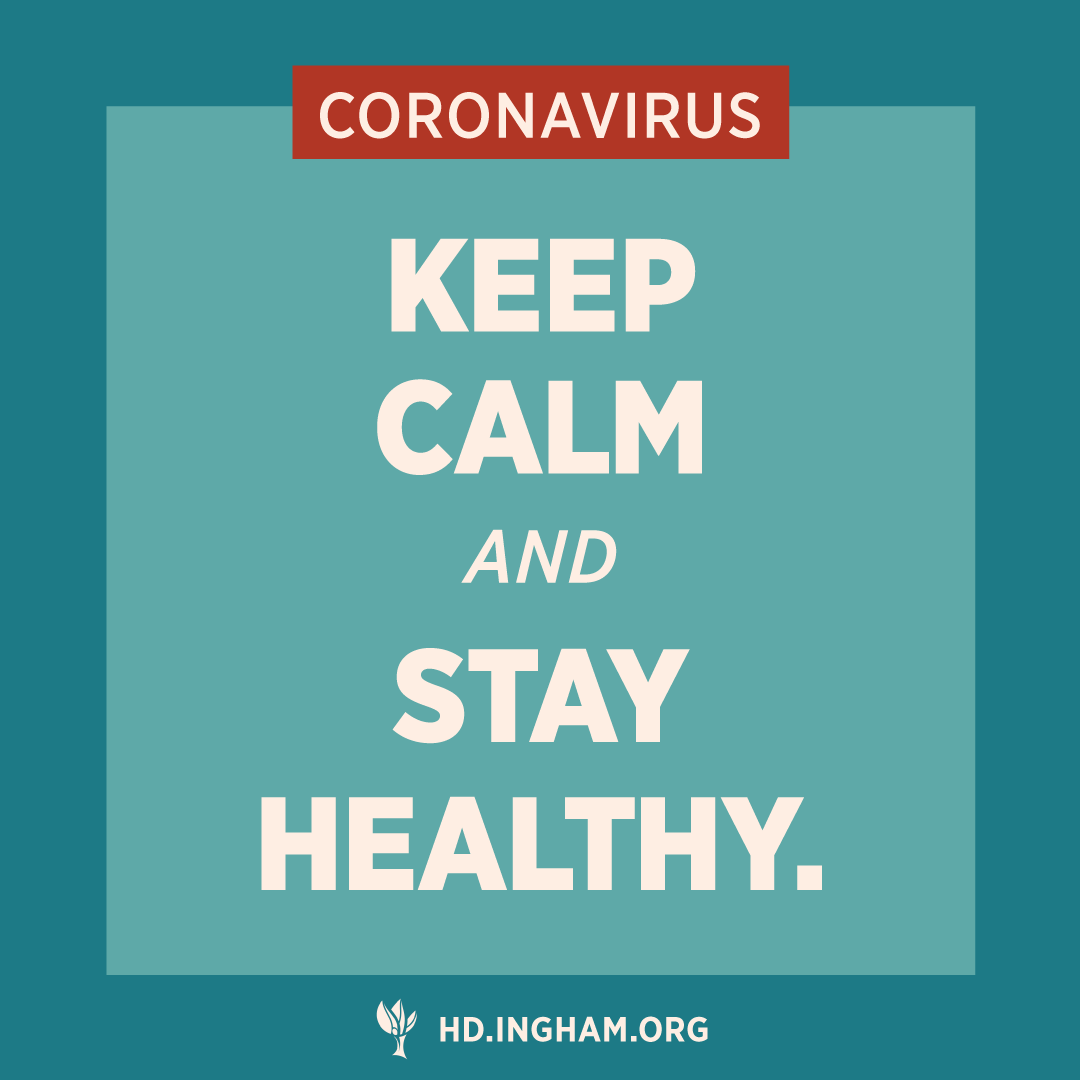 InghamHealth's tweet photo. Good morning, remember to stay home today. You can help prevent the spread of coronavirus! #StayHomeMichigan https://t.co/0HWxfLJMoD
