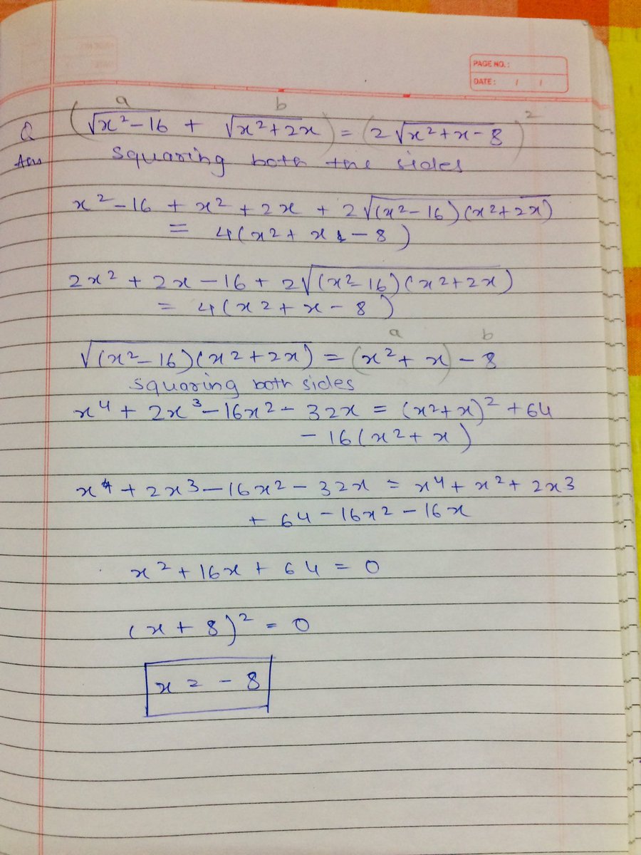 rm_rishabh's tweet photo. @teacheranand X = -8 https://t.co/qjJbYsjlPa