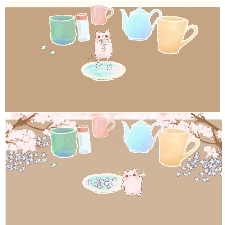 インドアお花見たくさんの可愛いキャラクターさんたちが来場して幸せいっぱいです!有り難うございます!
まだお返事出来てないリプも明日以降お返事&合成させて頂きます。
なので、リプが流れてしまうことを防止するため、これからリプをする方は明日の17時までお待ち下さい。宜しくお願いします。
