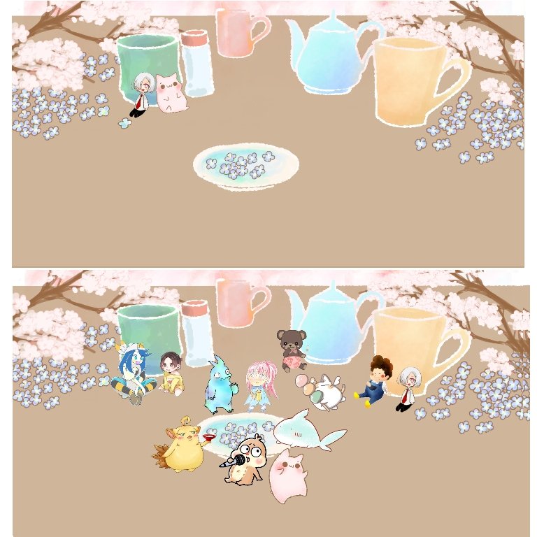インドアお花見たくさんの可愛いキャラクターさんたちが来場して幸せいっぱいです!有り難うございます!
まだお返事出来てないリプも明日以降お返事&合成させて頂きます。
なので、リプが流れてしまうことを防止するため、これからリプをする方は明日の17時までお待ち下さい。宜しくお願いします。