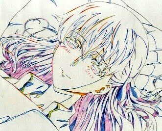 マルク マルシッチ 色鉛筆で作った桜マトウの原画イラストとても気になります Fate Sn Anime Fatehf Hf日和 エアhf感想