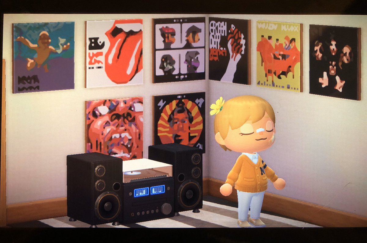 Haco あつ森はマイデザインでcdジャケットを作り続けるのが楽しい