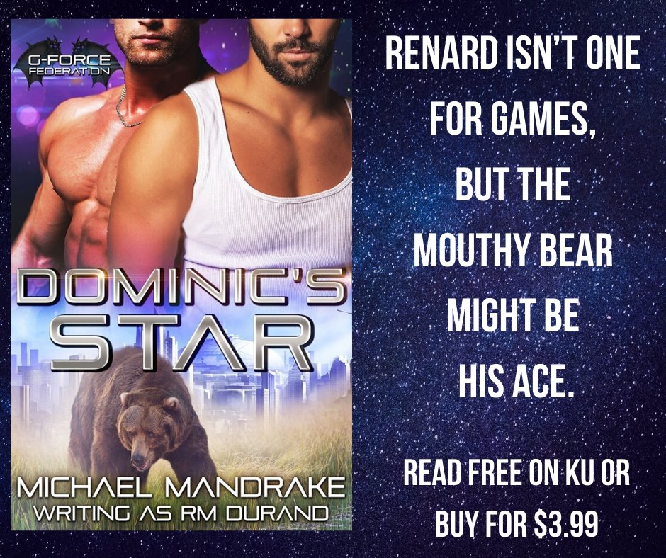 AuthorSharitaL's tweet photo. Renard isn’t the one for games, but the mouthy bear might be his ace… Dominic's Star is out now. Free to read on Kindle Unlimited #shifters #mpreg #gayromance #amazonrelease #menhavingbabies #gargoyles #scifiromance https://t.co/m4n94CAPn2 https://t.co/rshkaHhCmJ