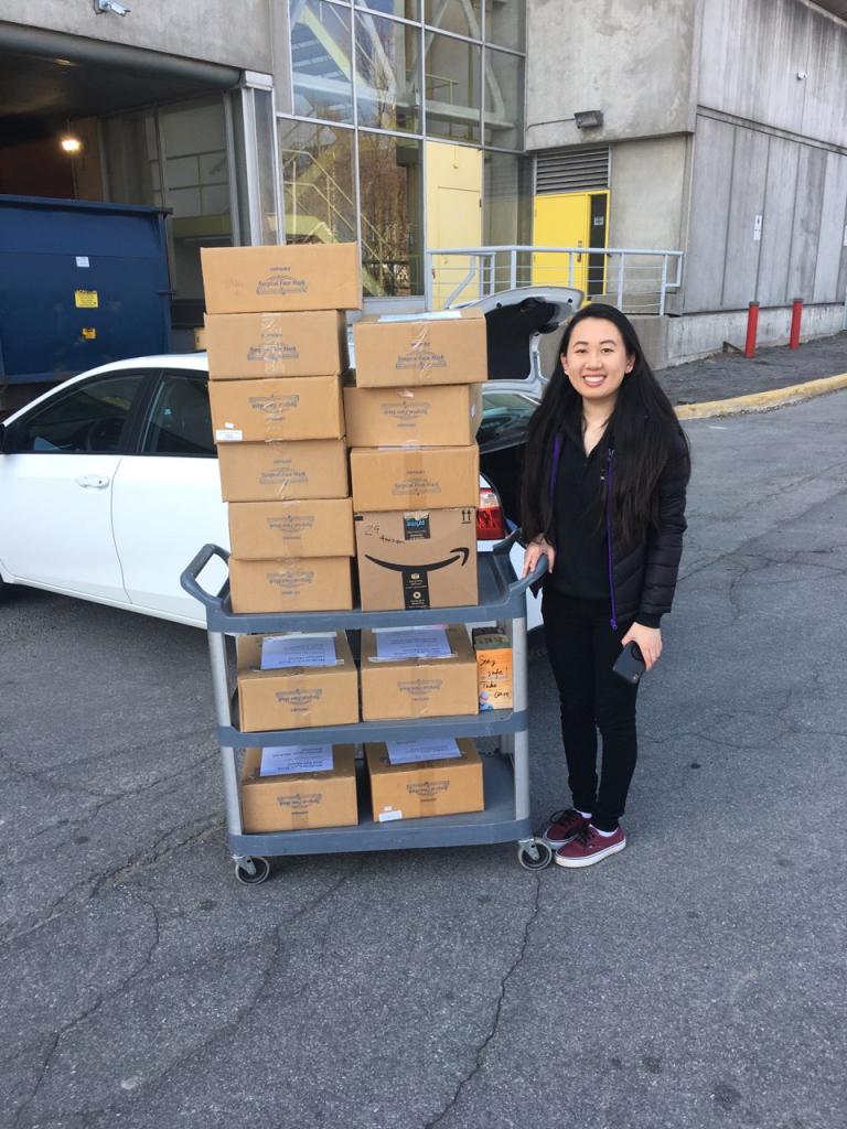 14k+ pieces of PPE collected for HCWs. Thank you <a href="/CBCHamilton/">CBC Hamilton</a> for covering the efforts of <a href="/MacDeptMed/">McMaster University Department of Medicine</a> students and the generosity of the community.  cbc.ca/news/canada/ha…