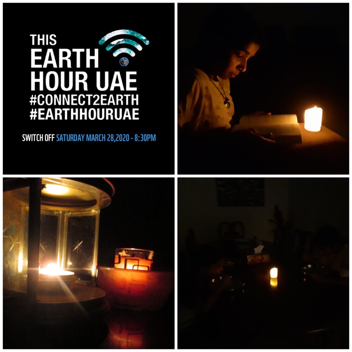 StJosephs_UAE's tweet photo. #EarthHour2020  #EarthHourUAE #SJS #UAE #connect2earth #ConnectToEarth #EAD 
SJS VERTE club students, Avanthika, Sanjana &amp; Shreya supporting the global campaign marking the EARTH HOUR. https://t.co/Gz1zEgF2gf